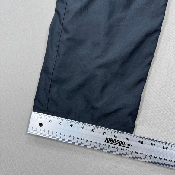 Y2K Nike Pants Men's 2XL Black Track Silver Tag Windbreaker Activewear - Picture 6 of 7